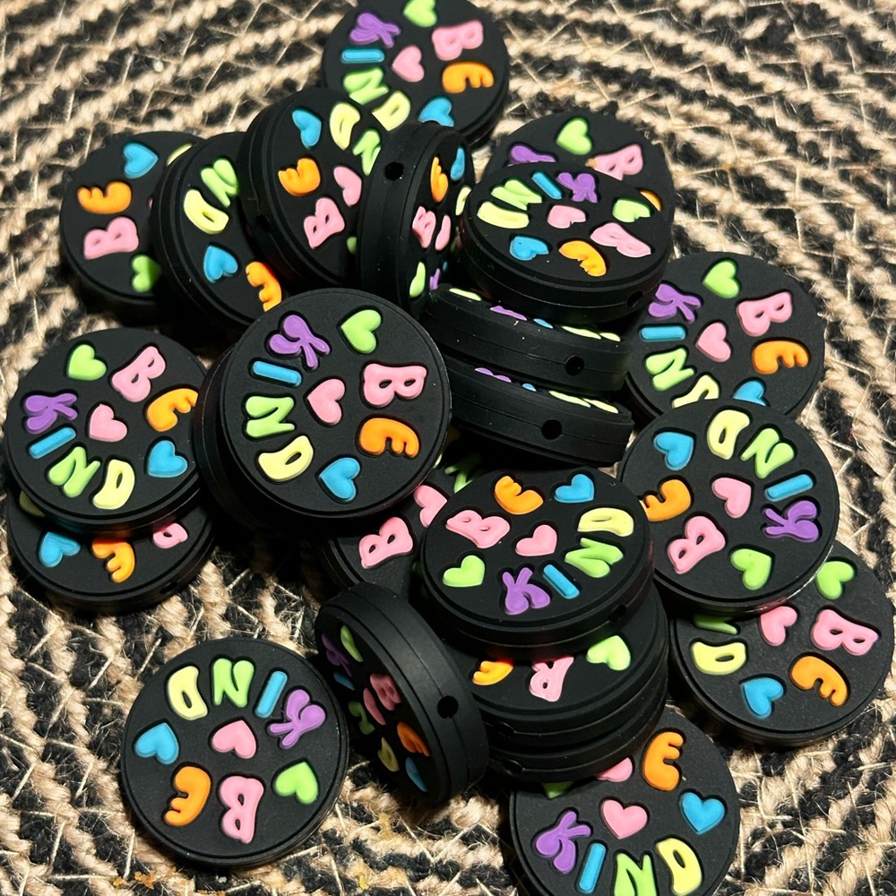 Be Kind Focal Silicone Beads